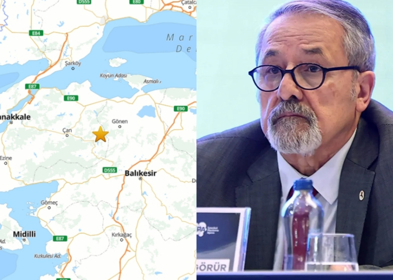 Prof. Dr. Naci Görür'den Çanakkale depremi açıklaması: "Stres birikiminin olduğu bir bölge"