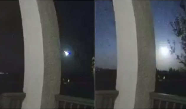 Kanada'da görülen 'alev topu' büyük tedirginlik yarattı!