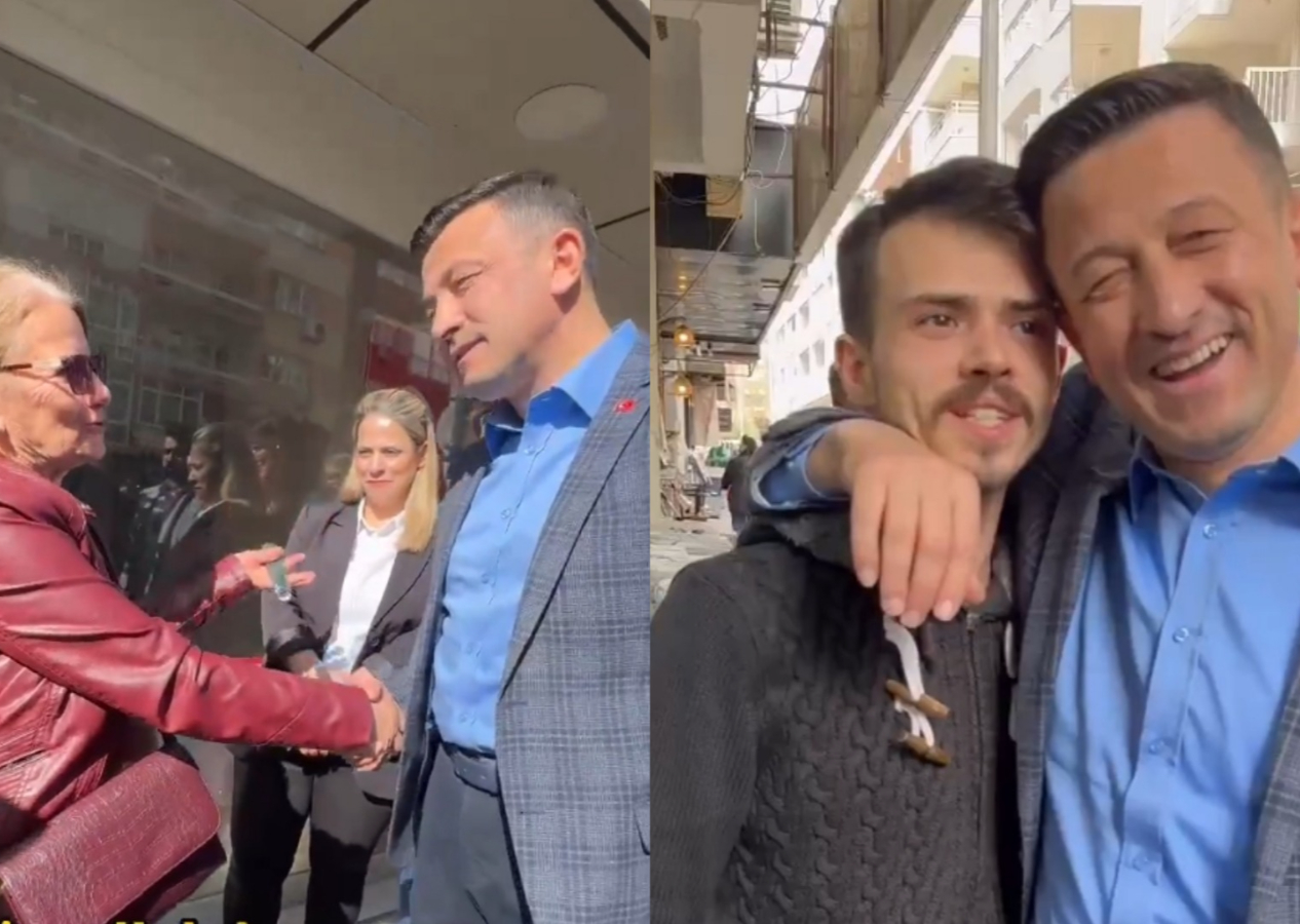 İzmir sokaklarında Büyükşehir Belediye Başkan adayı Hamza Dağ'a büyük ilgi!