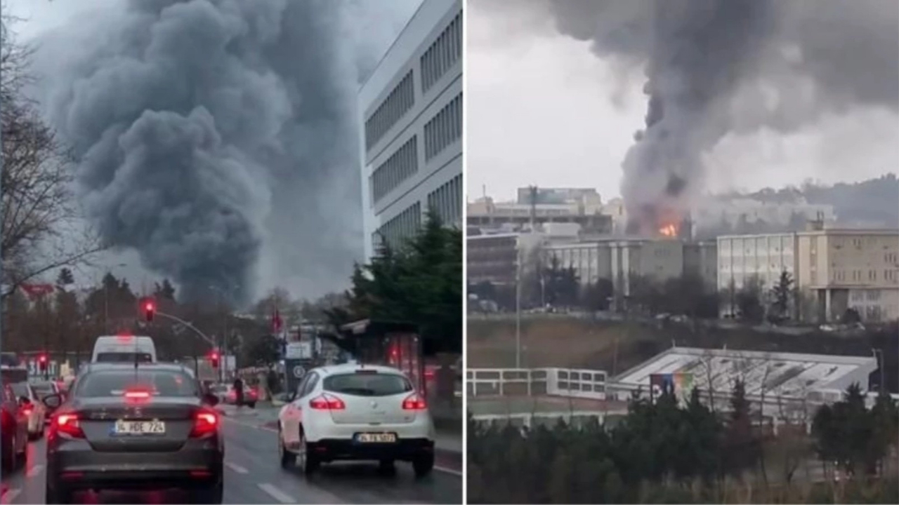 İstanbul Teknik Üniversitesi (İTÜ) Ayazağa kampüsünde yangın! Çok sayıda ekip sevk edildi...