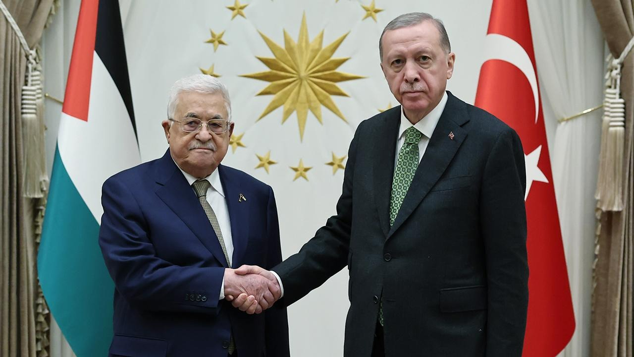 Cumhurbaşkanı Erdoğan ve Filistin Devlet Başkanı Abbas ortak basın toplantısı düzenledi