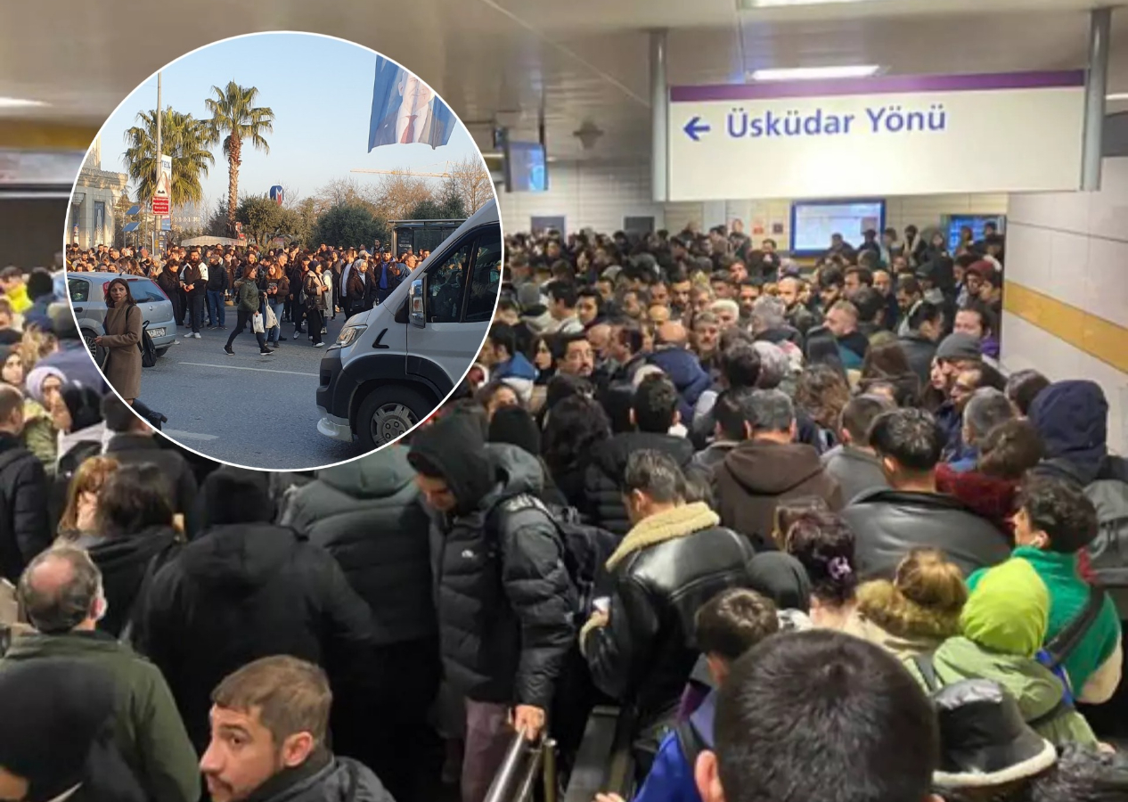 Üsküdar - Çekmeköy metro hattında arıza: Binlerce kişi yolda kaldı
