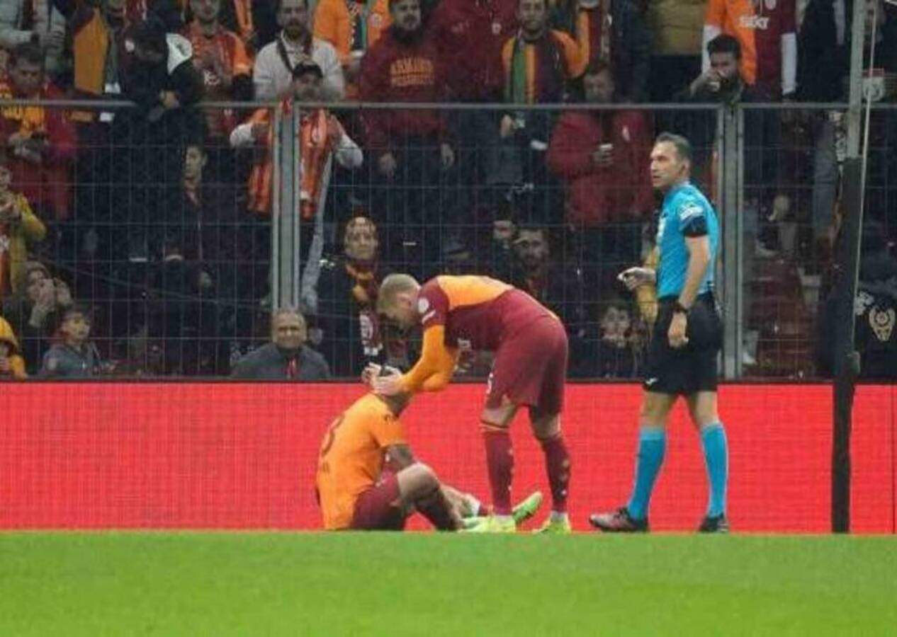 Galatasaray'a sakatlık şoku! Maçı tamamlayamadı...