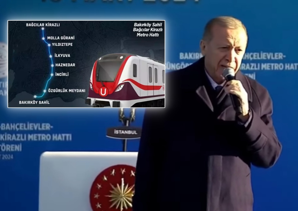 Cumhurbaşkanı Erdoğan: "Bütün metro hatlarını yapan yine AK Parti yine bizim belediyelerimiz"