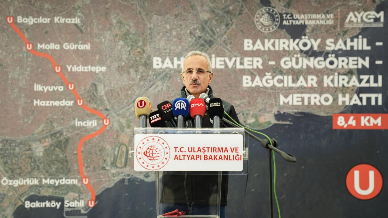 İstanbul'a yeni metro: Bakırköy-Kirazlı Metro Hattı bugün açılıyor!