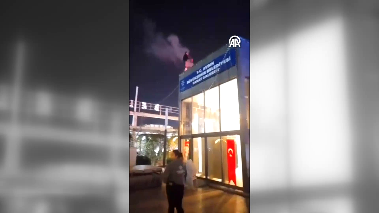 CHP'li Aydın Büyükşehir Belediyesi çalışanı kendini yakmaya çalıştı!