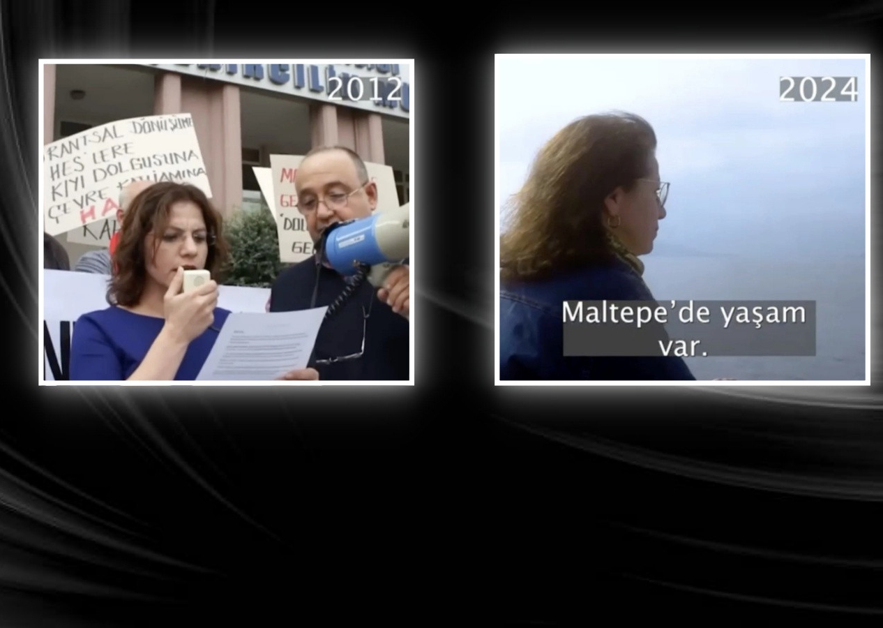 CHP'li Maltepe Belediye Başkan adayı Esin Köymen 11 yıl önce karşı çıktığı yerde bugün reklam filmi çekti!