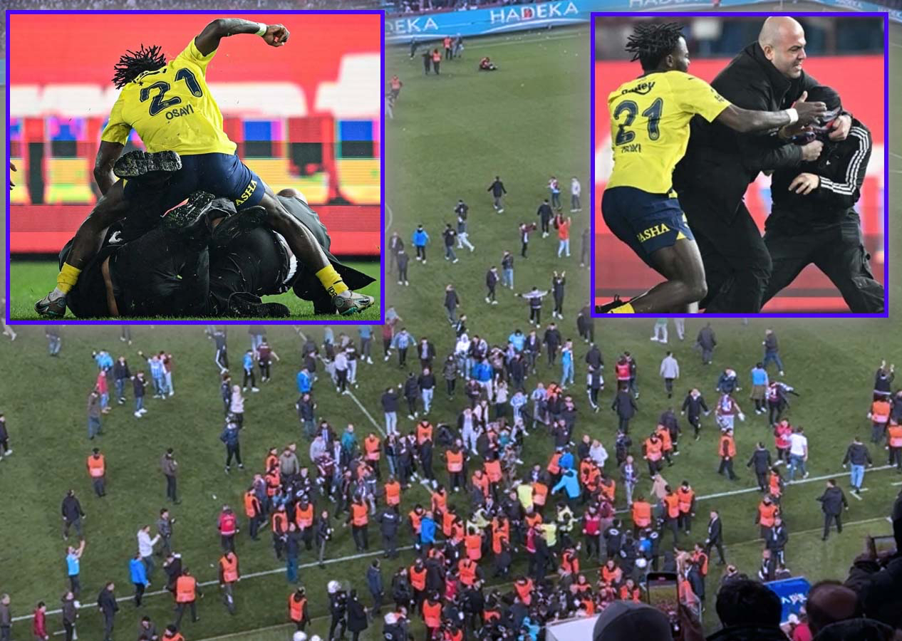Dünyaya rezil olduk! Maç sonu yaşananlar dış basına işte böyle yansıdı: "Trabzonsporlu radikaller Fenerbahçeli oyunculara saldırdı! Barbar Türkler'den içler acısı manzara"