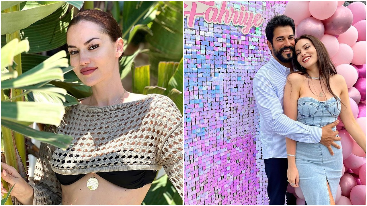 Fahriye Evcen lüks evinin manzarasını paylaştı!