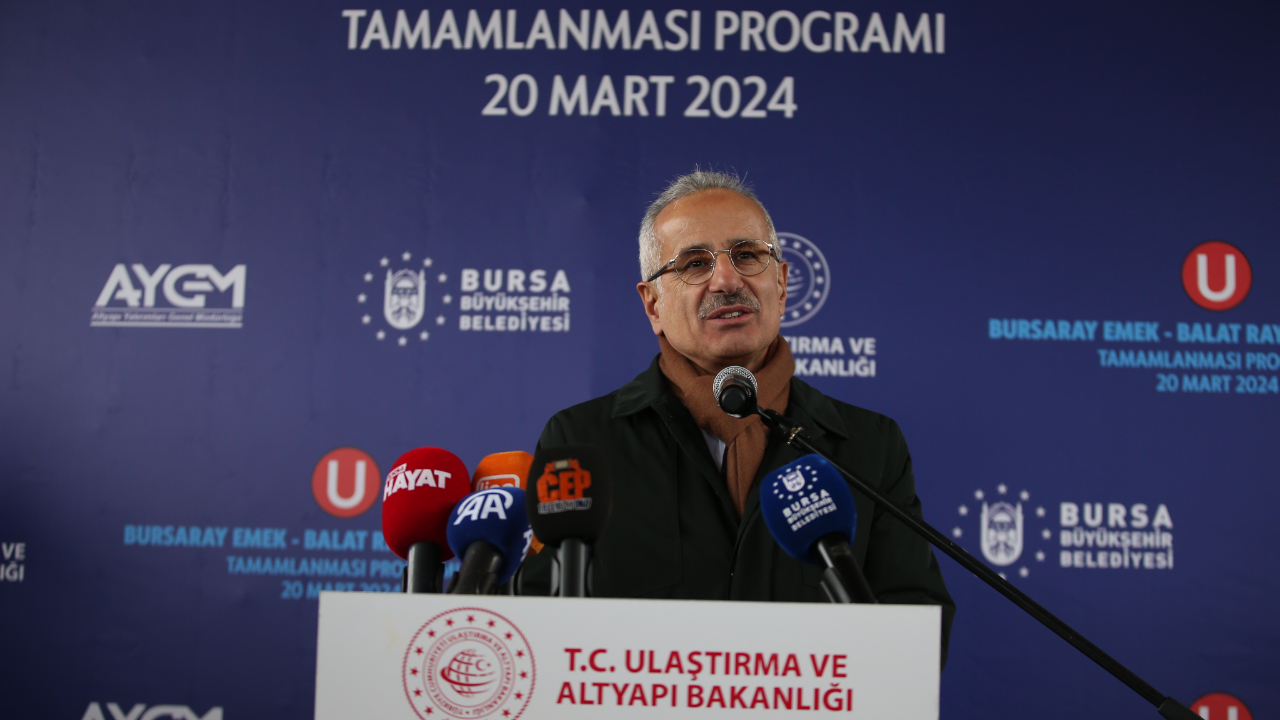 Bursa'da Emek-Şehir Hastanesi Metro Hattı'nın ilk istasyonu açıldı