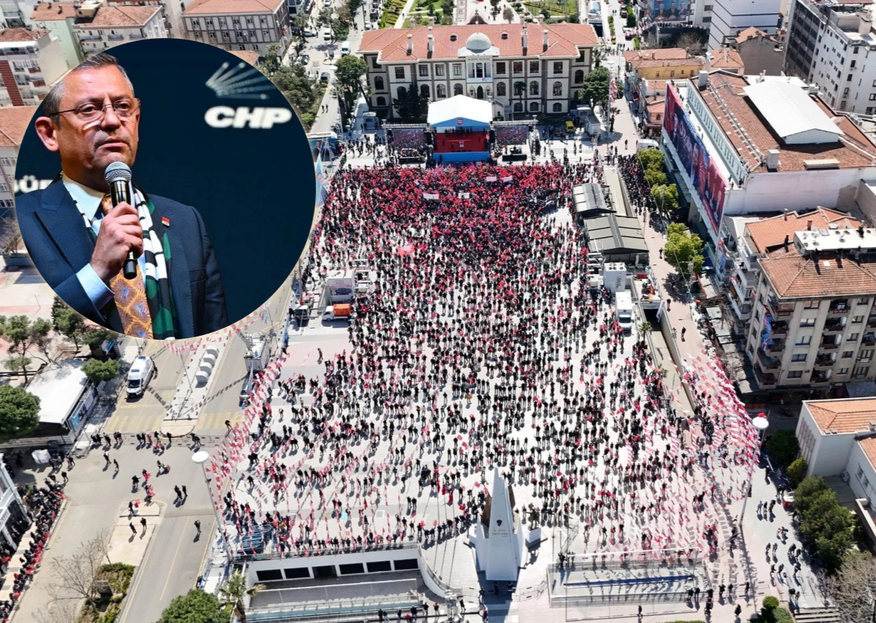 DEM'lenen CHP'nin son hali... Özgür Özel memleketinde bile miting alanını dolduramadı!