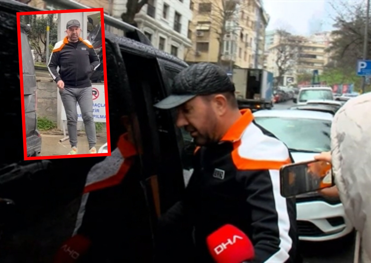 Timur Cihantimur’un babası Bülent Cihantimur gazetecileri görünce polis merkezine girmeden kaçtı!