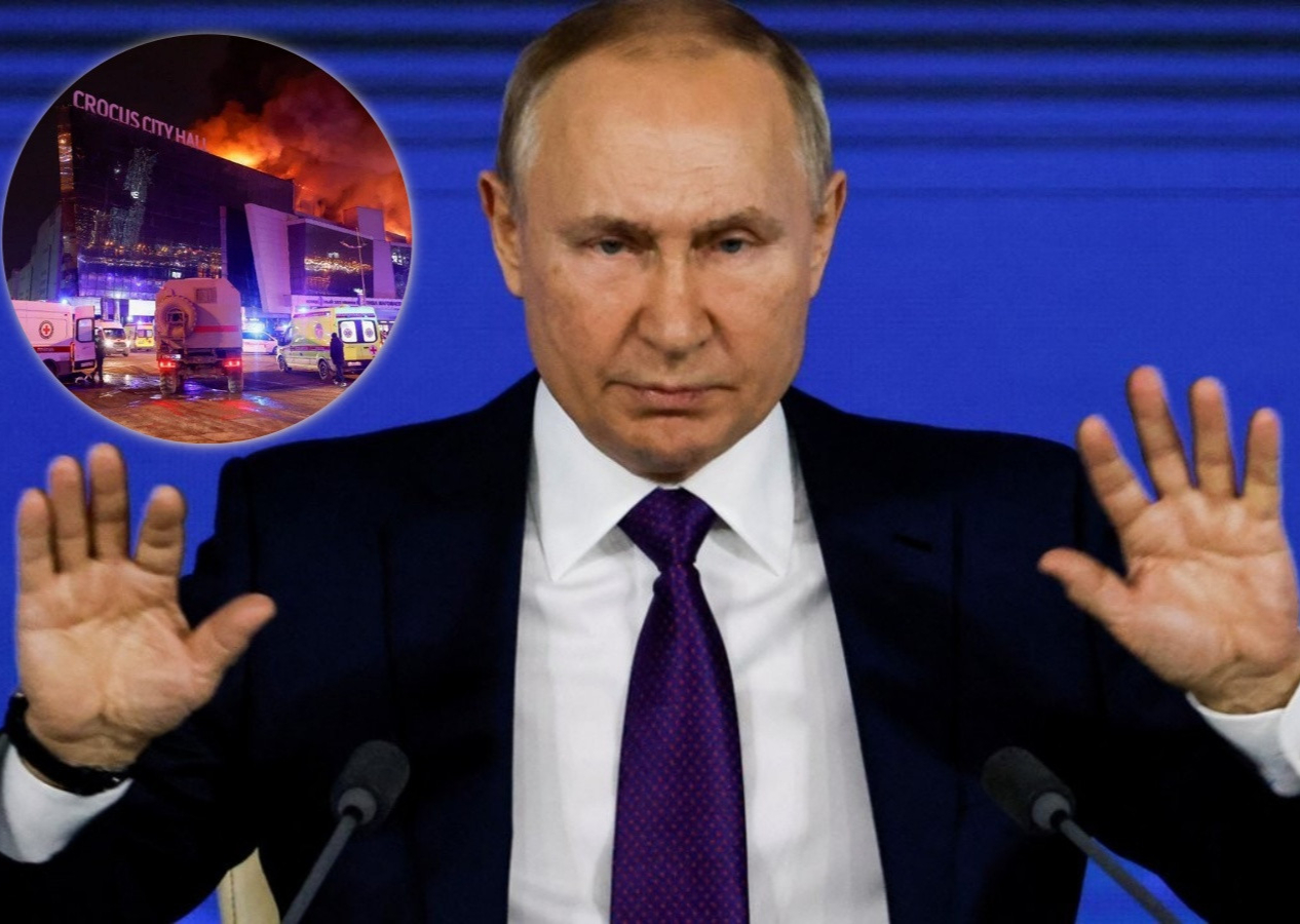 Moskova'daki kanlı terör saldırısı sonrası Putin'den ilk açıklama: Hepsi cezalandırılacak, gelecekleri yok!