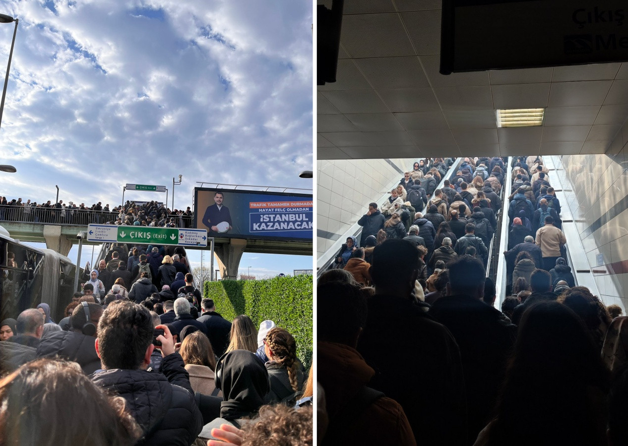 İstanbullunun çilesi bitmiyor... Altunizade’de metrobüs arızalandı!
