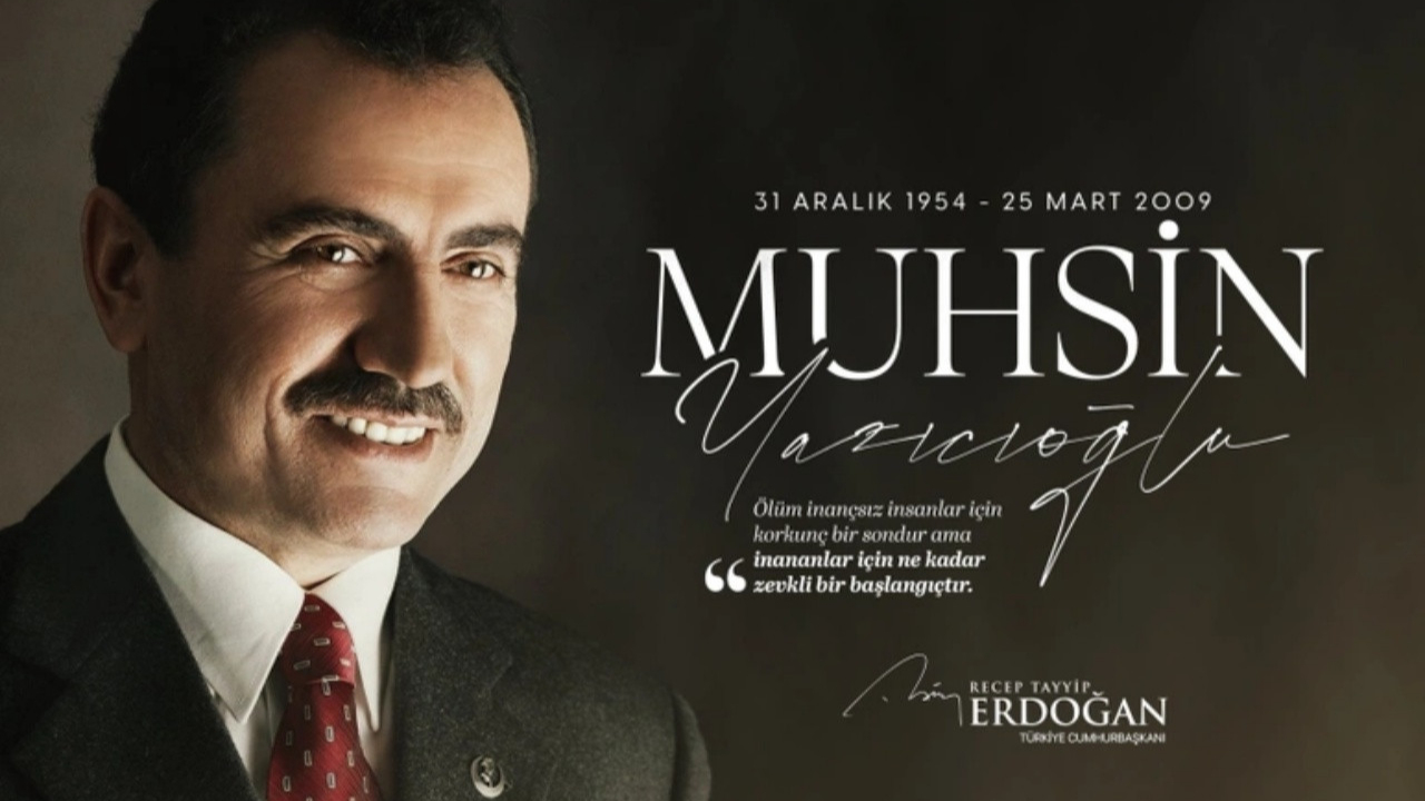 Muhsin Yazıcıoğlu'nun vefatının 15'inci yılı... Cumhurbaşkanı Erdoğan'dan anma mesajı