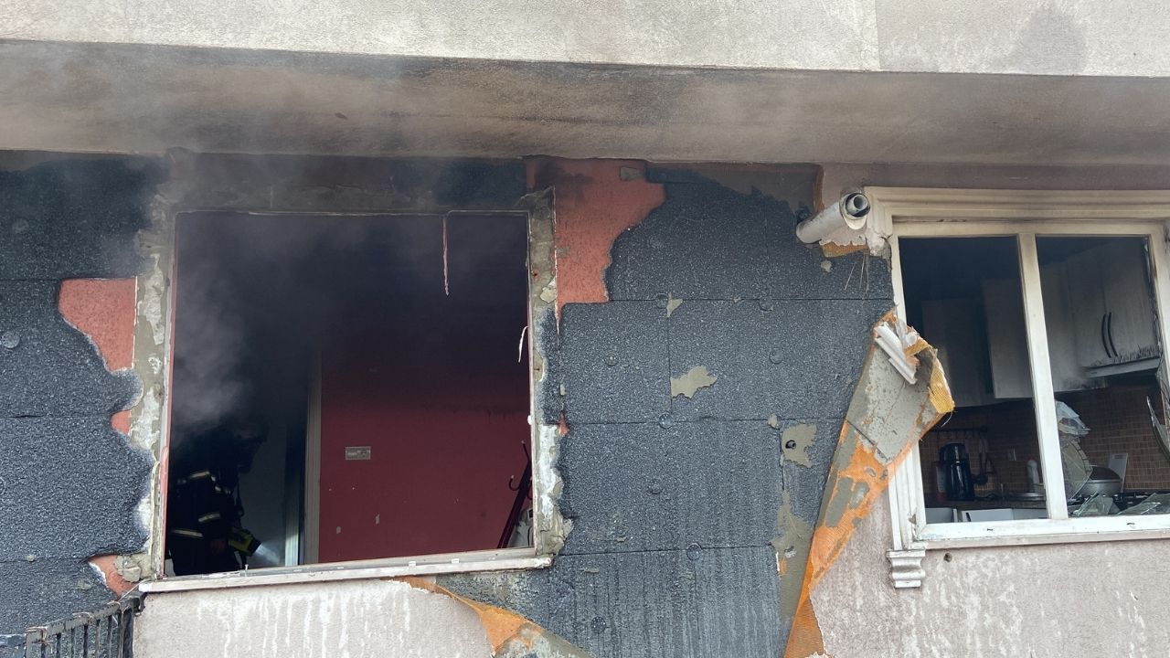 Doğal gaz bomba gibi patladı