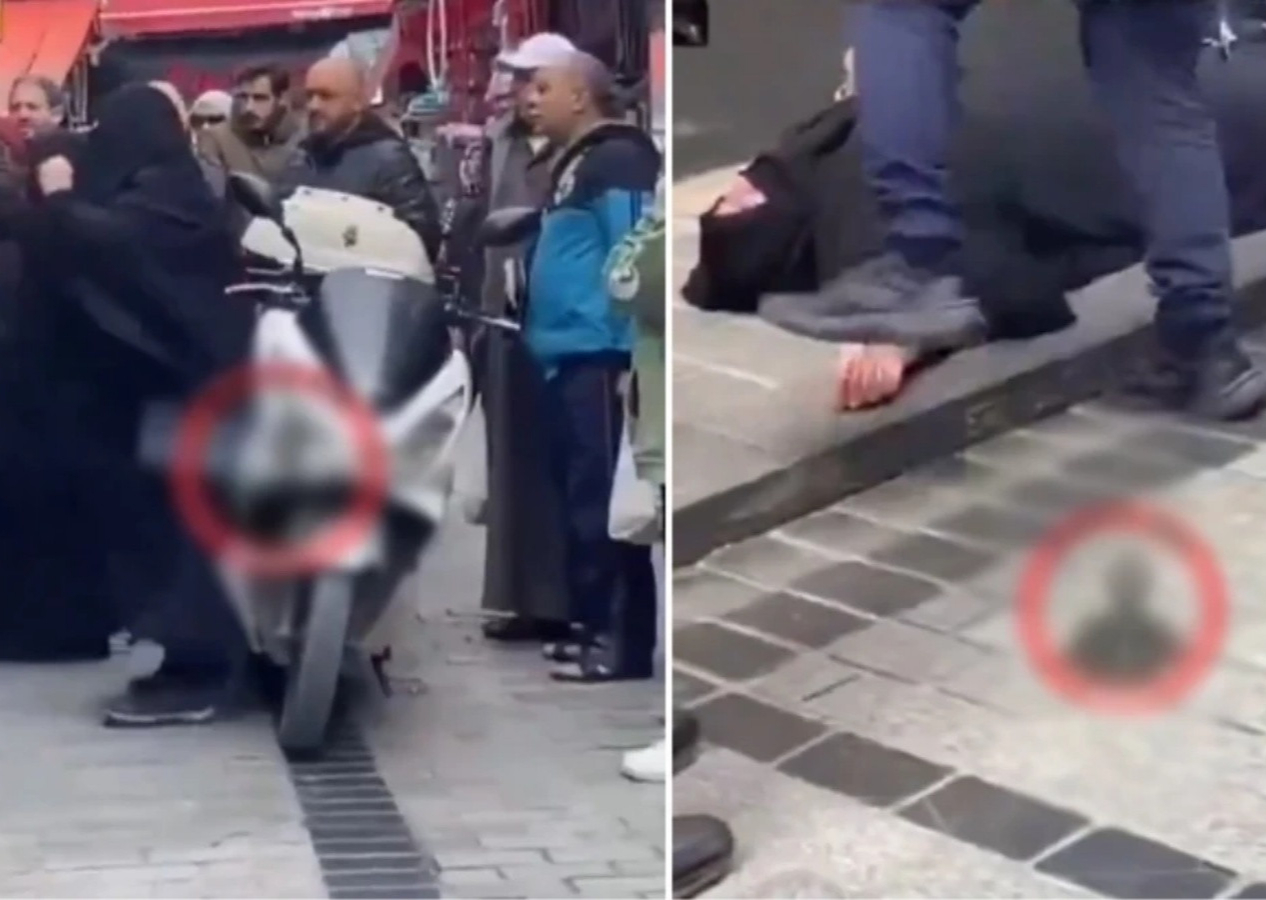 Fatih'te çarşaflı kadına saldırı! Bakan Yerlikaya 'Gereği yapıldı' diyerek duyurdu!
