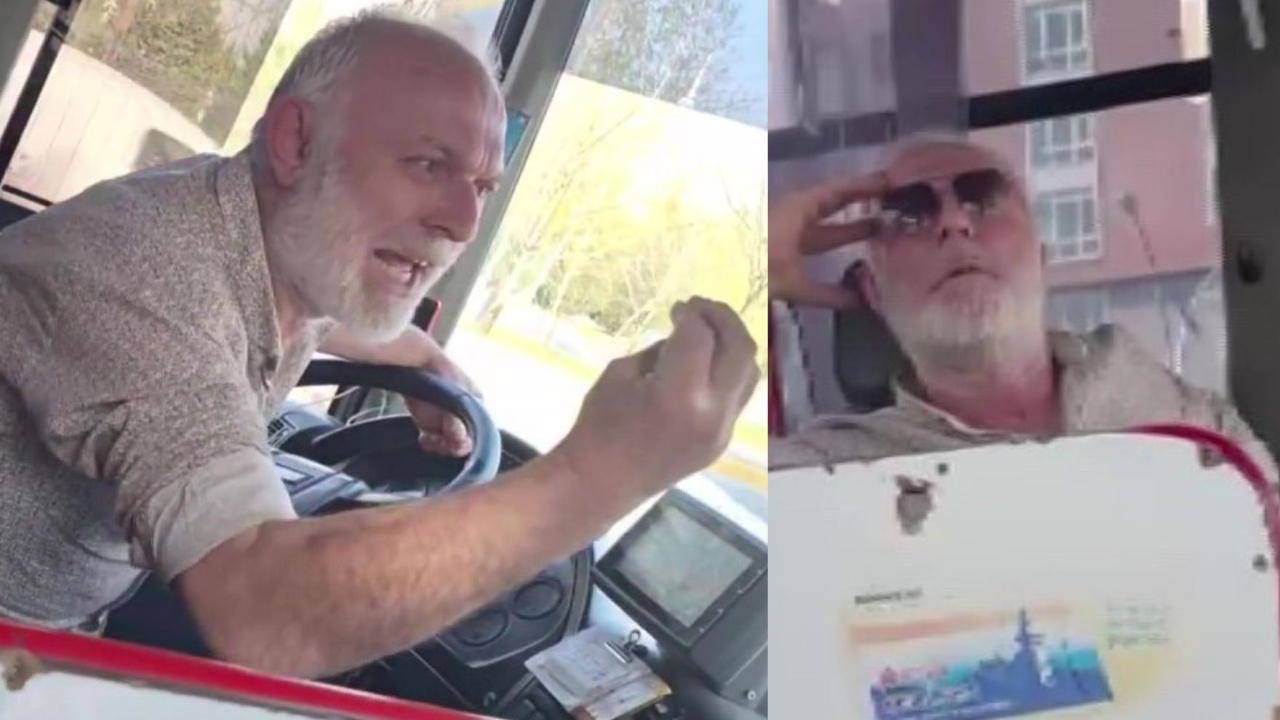Otobüste bebek arabası kavgası: "Seni mermi manyağı yaparım"