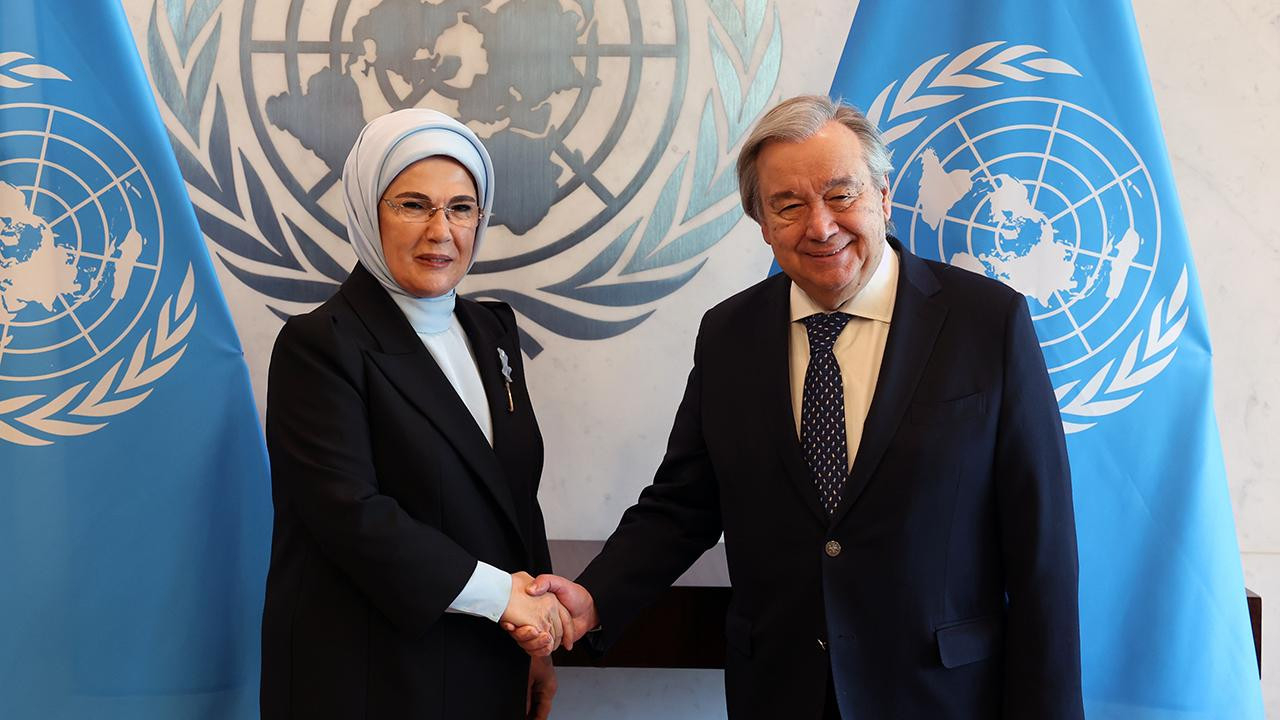 Guterres'ten Emine Erdoğan'a "sıfır atık" teşekkürü