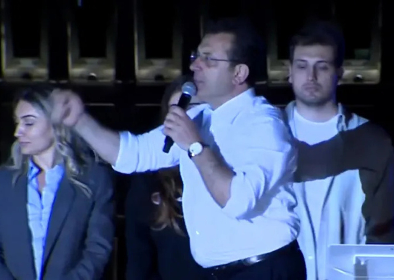 Ekrem İmamoğlu Saraçhane'de sonuçları değerlendirdi!