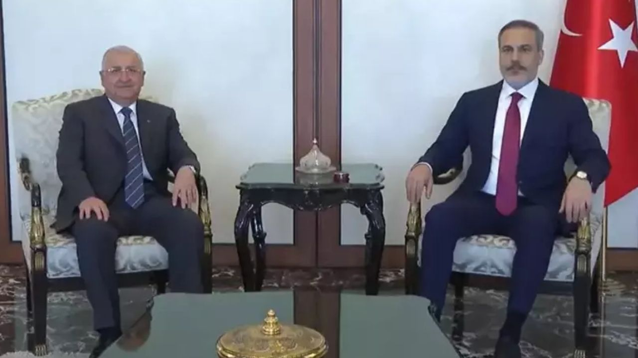 Bakan Güler Dışişleri Bakanı Fidan bir araya geldi