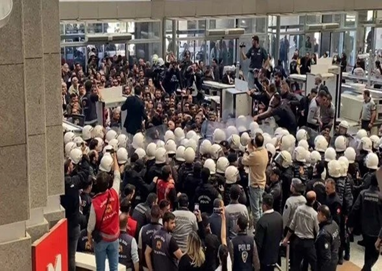 Çağlayan Adliyesi'nde 'DEM' gerginliği