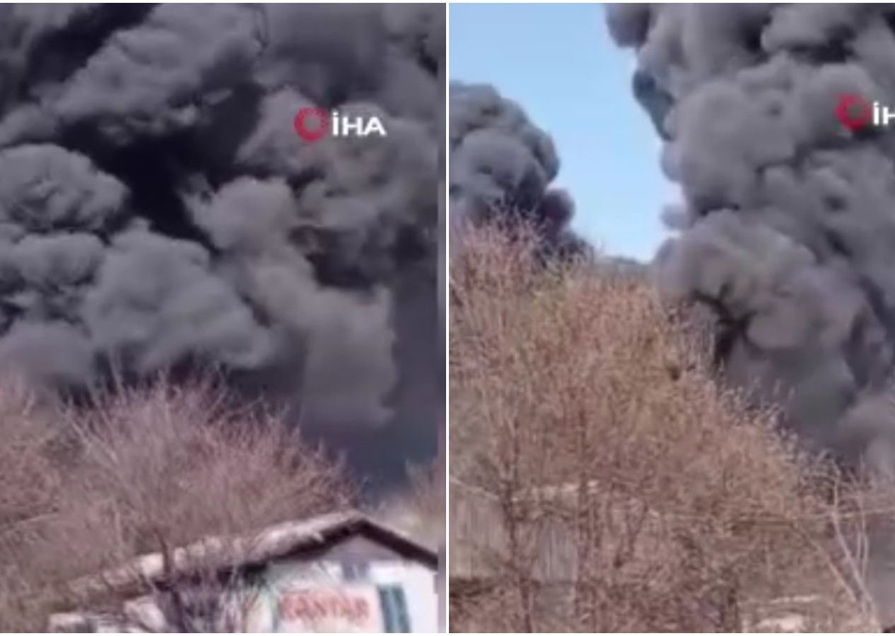 Ankara'da geri dönüşüm tesisinde büyük yangın!