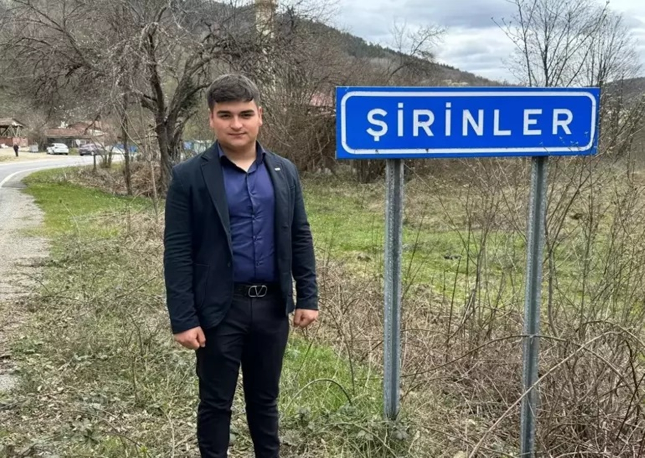 Bartın'da Şirinler köyünde 20 yaşındaki Mustafa Doğan muhtar seçildi