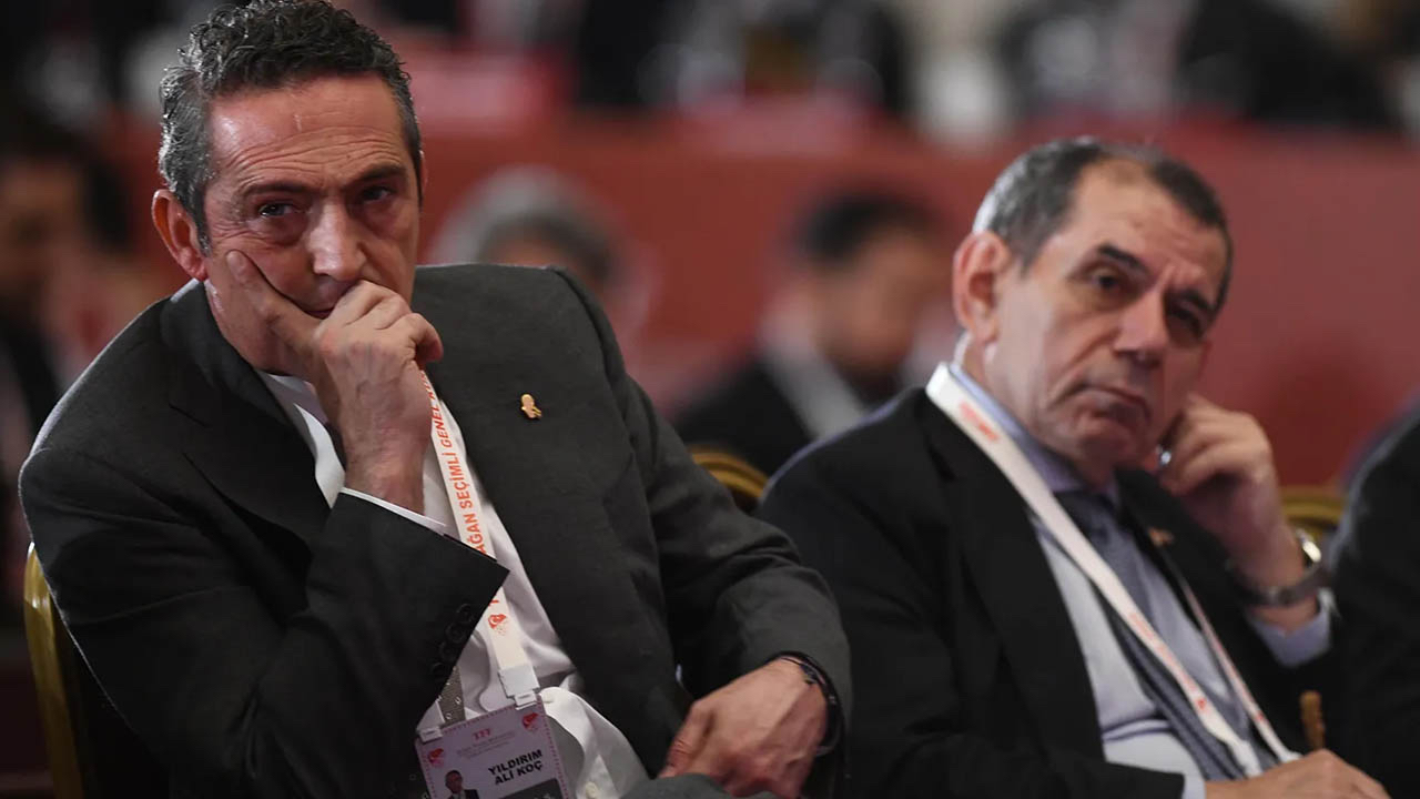 Ali Koç ve Hasan Arat cenaze töreninde Dursun Özbek'i görmezden geldi