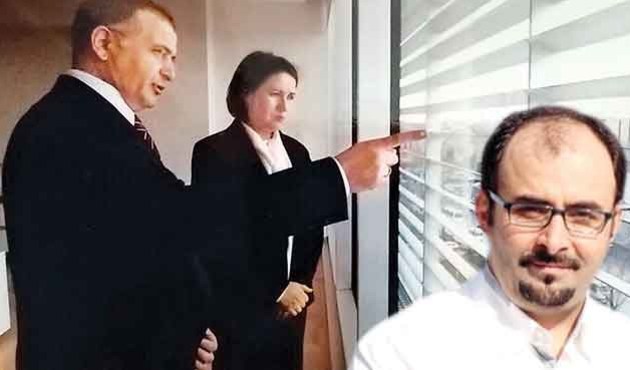 Akşener, FETÖ'cü Dumanlı'nın önünde el pençe divan...