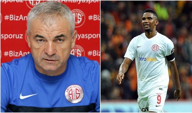 Rıza Çalımbay’dan Samuel Eto’o açıklaması: Takıma, herkese zarar veriyor