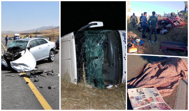 Yollar kan gölüne döndü! Yozgat, Bursa, Van ve Ağrı'da 21 ölü...