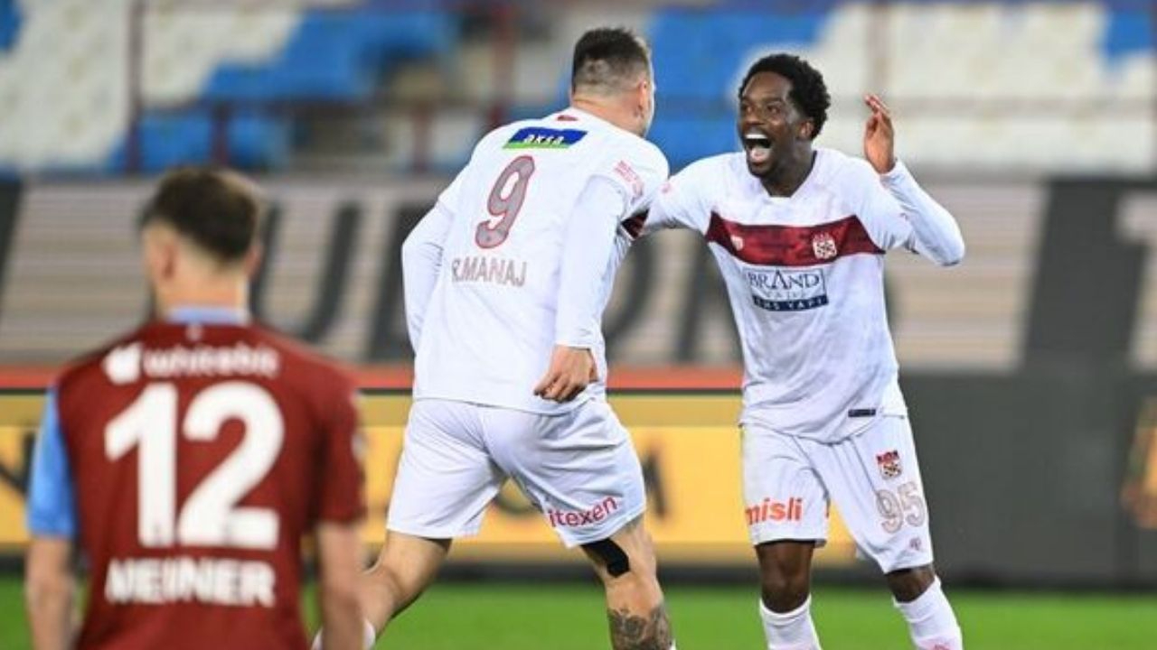 Fırtına kendi sahasında dindi! Trabzonspor: 0 - Sivasspor: 1