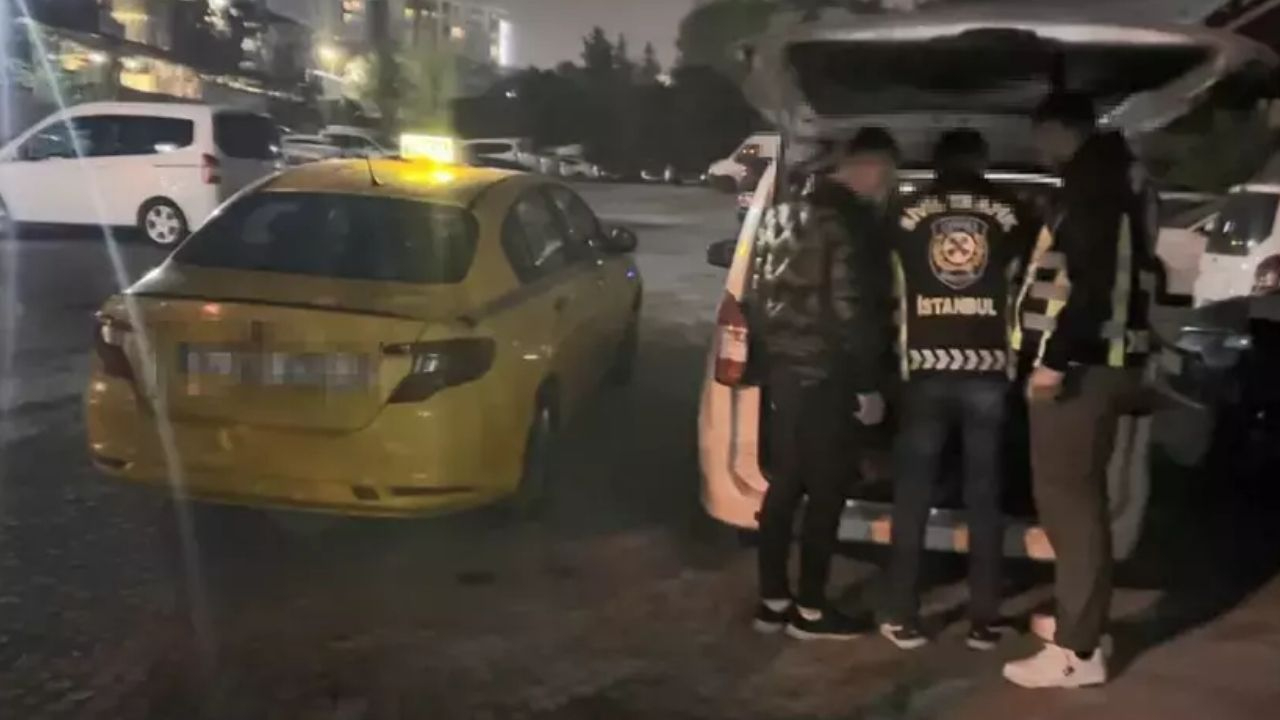 Taksici hem para cezası aldı hem de trafikten men edildi!