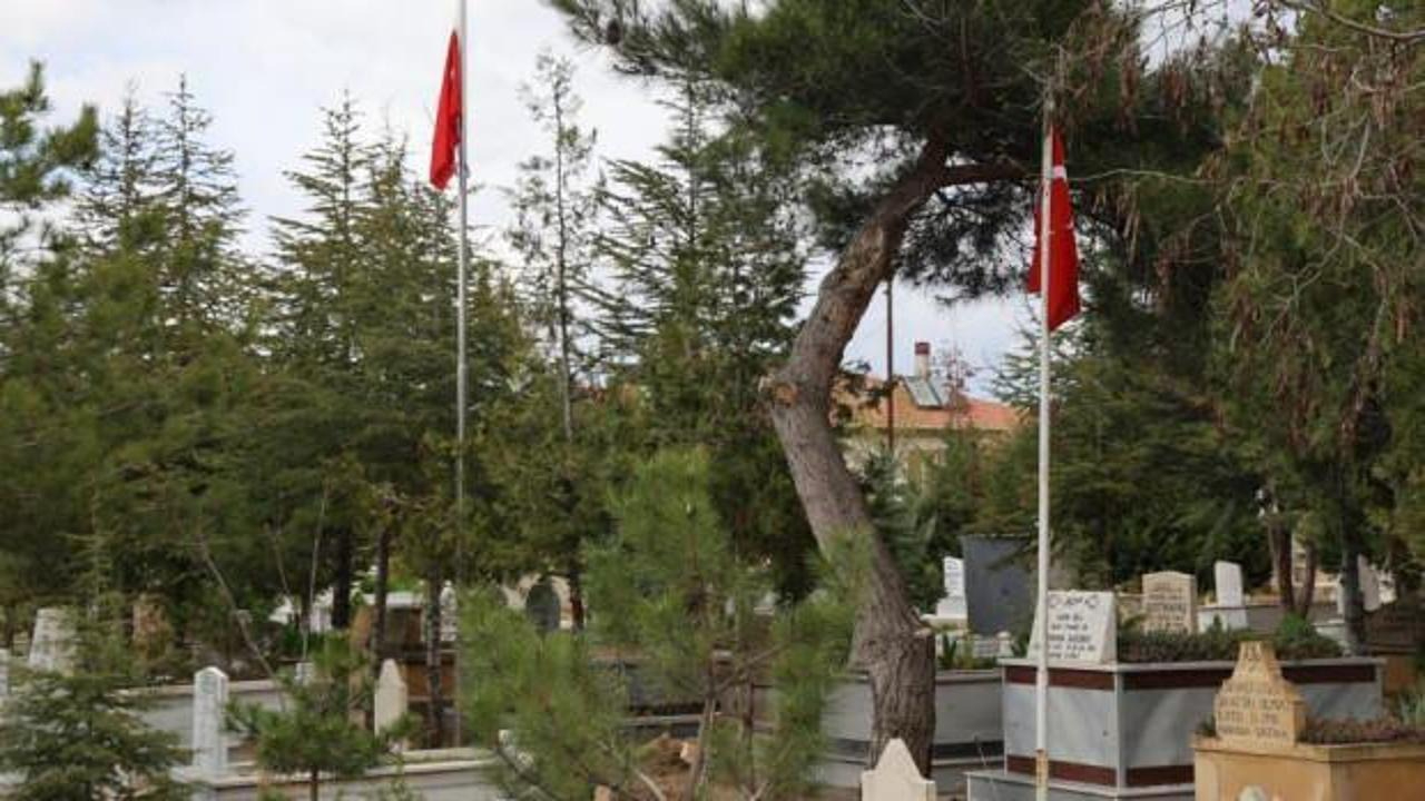 Şehit mezarlarında "Türk bayrağı yok" dediler yalan çıktı!