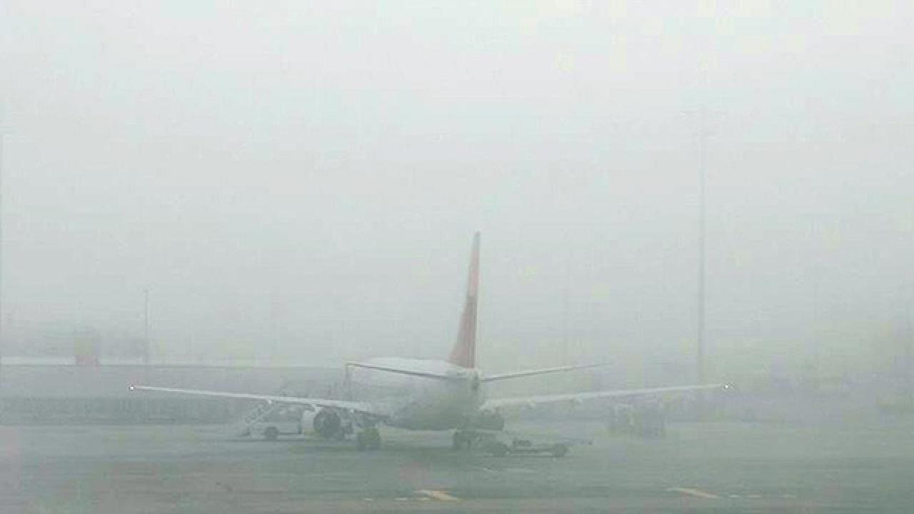 Ordu'da hava ulaşımına sis engeli
