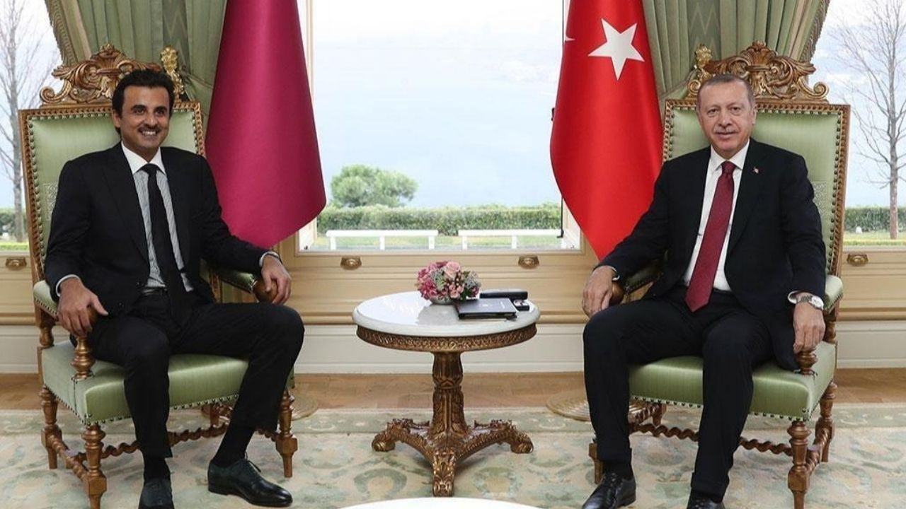 Cumhurbaşkanı Erdoğan'dan Gazze diplomasisi! Katar Emiri Al Sani ile görüştü