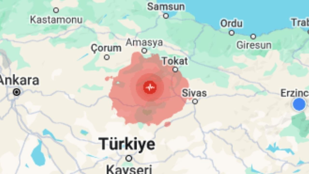 Tokat Sulusaray'da bir deprem daha meydana geldi!