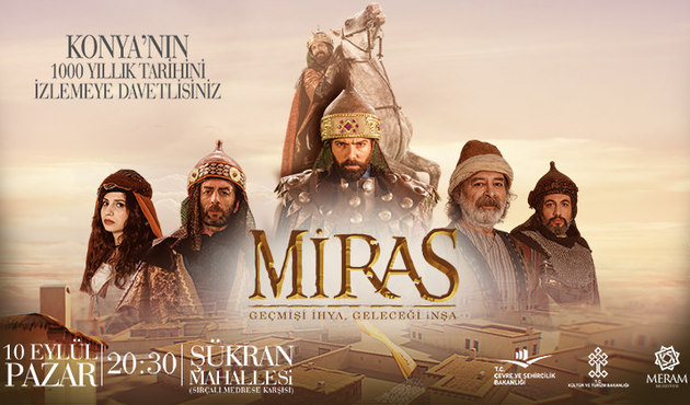 500 metrekarelik dev ekranda "Miras"ı izleyecekler... / VİDEO