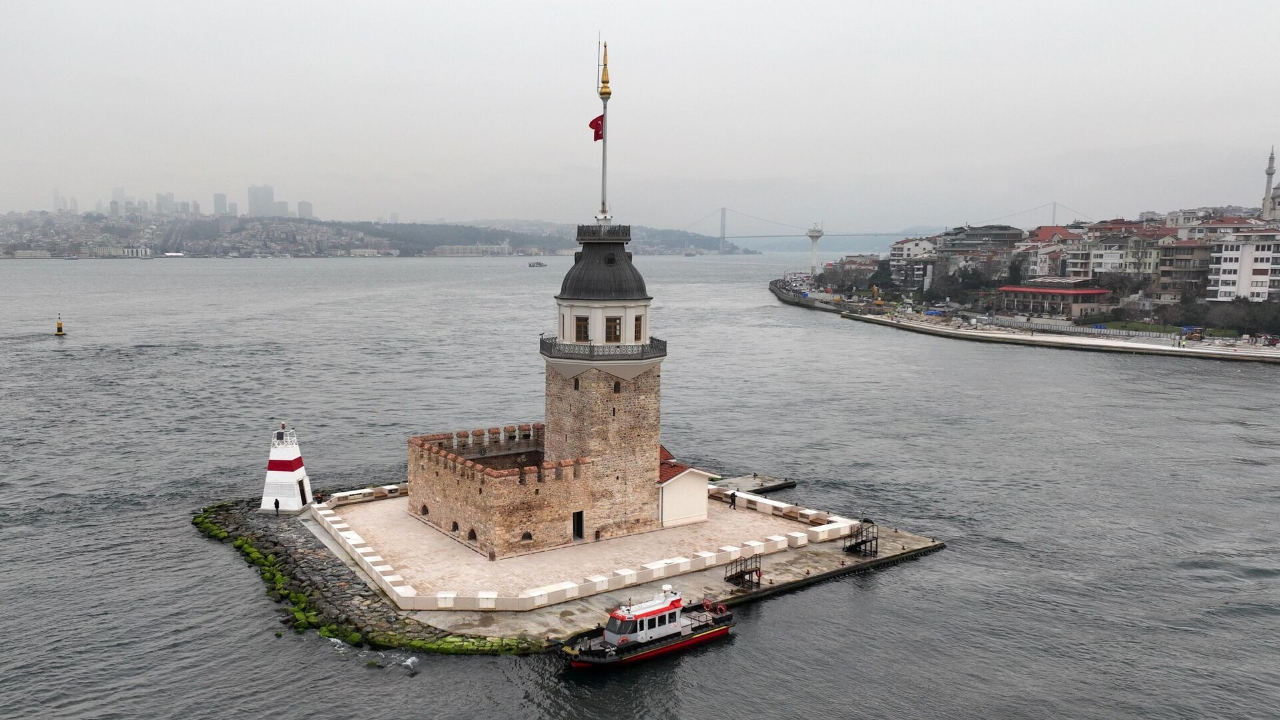 Kız Kulesi ziyaretçilere bir hafta kapatılacak