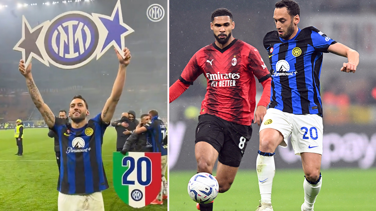 Hakan Çalhanoğlu kariyerinde bir ilki yaşadı! İtalya'nın en büyüğü Inter oldu: Şampiyon olup ikinci yıldızı taktı