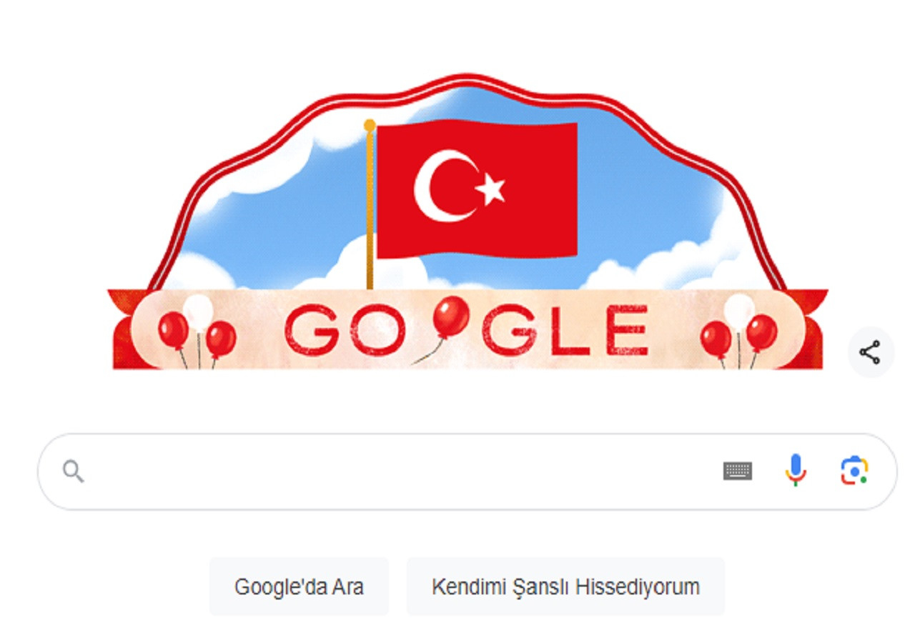 Google'dan 23 Nisan Ulusal Egemenlik ve Çocuk Bayramı'na özel doodle tasarımı!