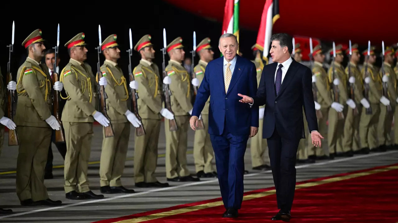 Cumhurbaşkanı Recep Tayyip Erdoğan, 12 yıl sonra ilk kez Erbil'de!