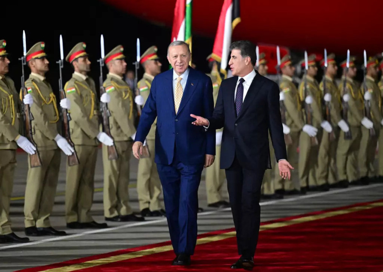 Cumhurbaşkanı Recep Tayyip Erdoğan, 12 yıl sonra ilk kez Erbil'de!
