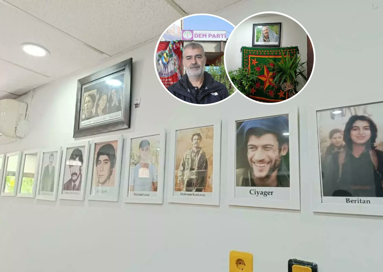 DEM Parti Batman il binasının hali pes dedirtti! Parti binası değil adeta örgüt karargahı...