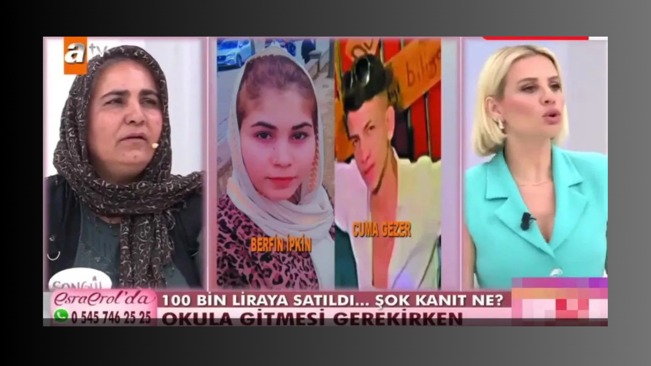 14 yaşındaki kızlarını 100 bin TL'ye satan aile canlı yayında gözaltına alındı