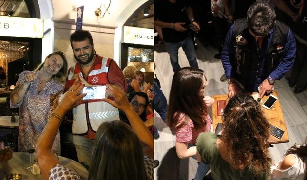 İstanbul polisinden eğlence mekanlarına asayiş uygulaması...