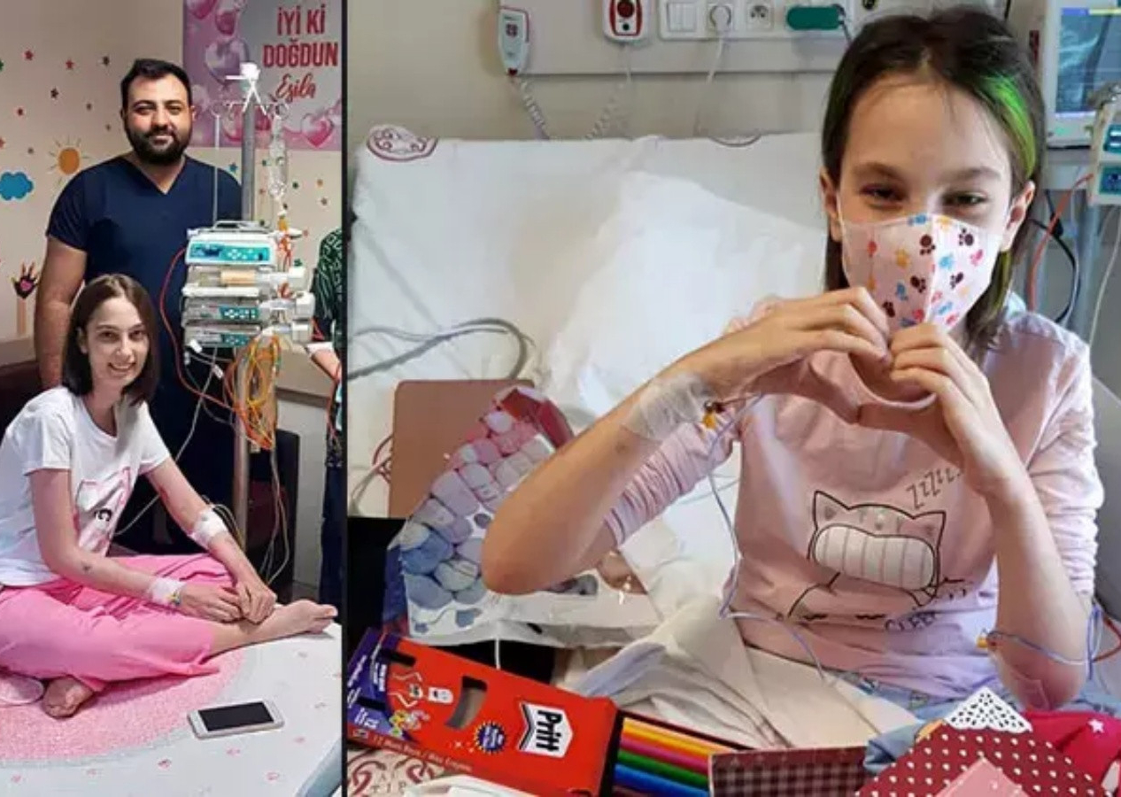 5,5 yıldır kalp nakli bekleyen Esila'dan kalp nakli sonrası acı haber... Hayatını kaybetti