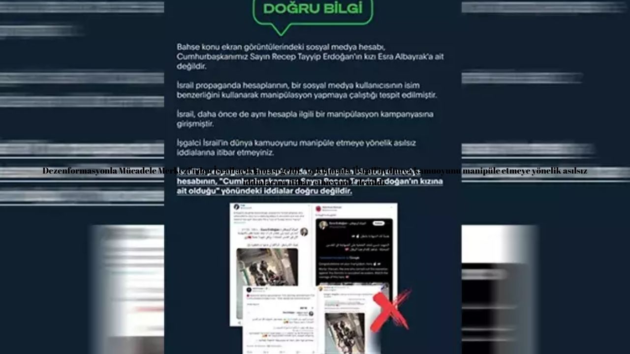 Cumhurbaşkanı Erdoğan'la ilgili İsrail'in rezil iddiaları yalanlandı