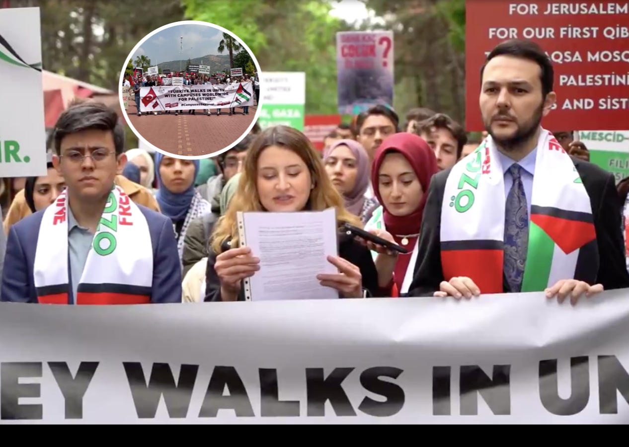 Türkiye'deki üniversitelerden ABD kampüslerindeki Gazze eylemlerine destek!